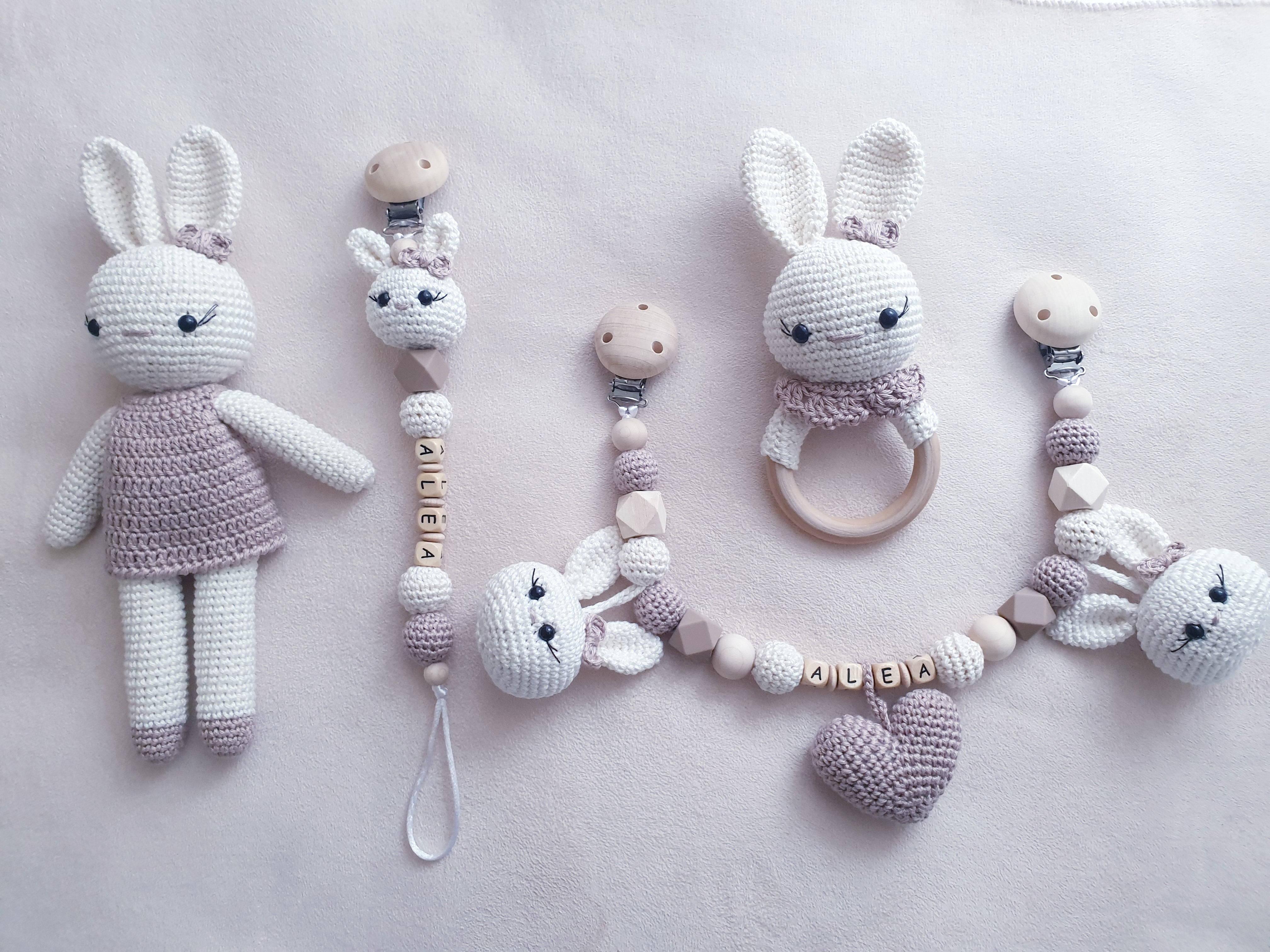 Newborn Set HASE "vintage"