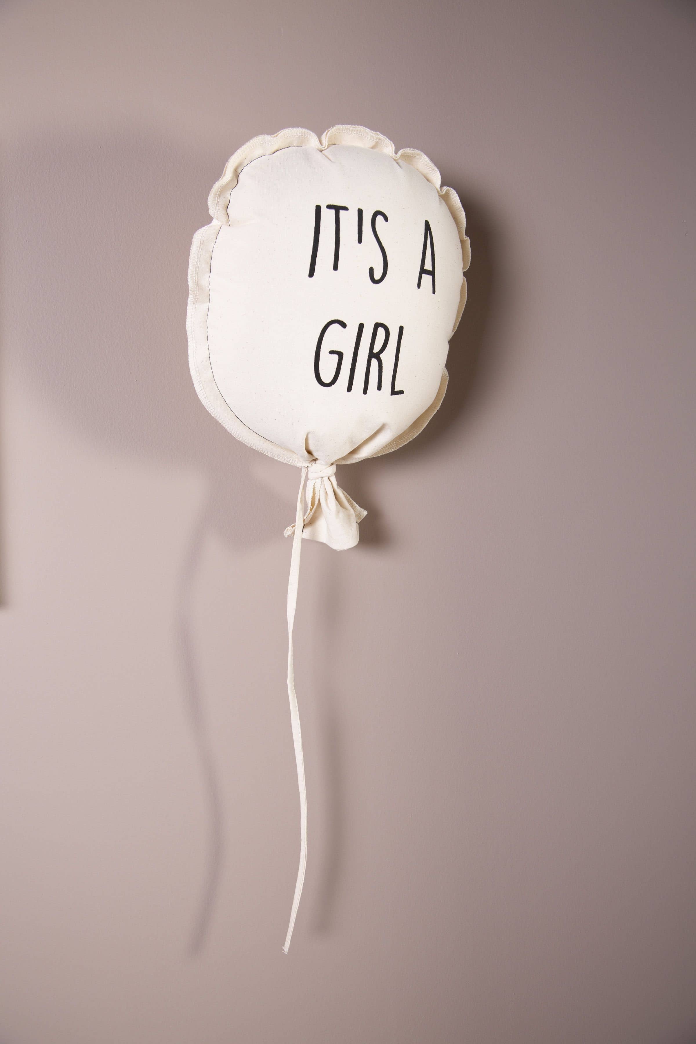 Canvas Ballon - It's A Girl - Wanddekoration