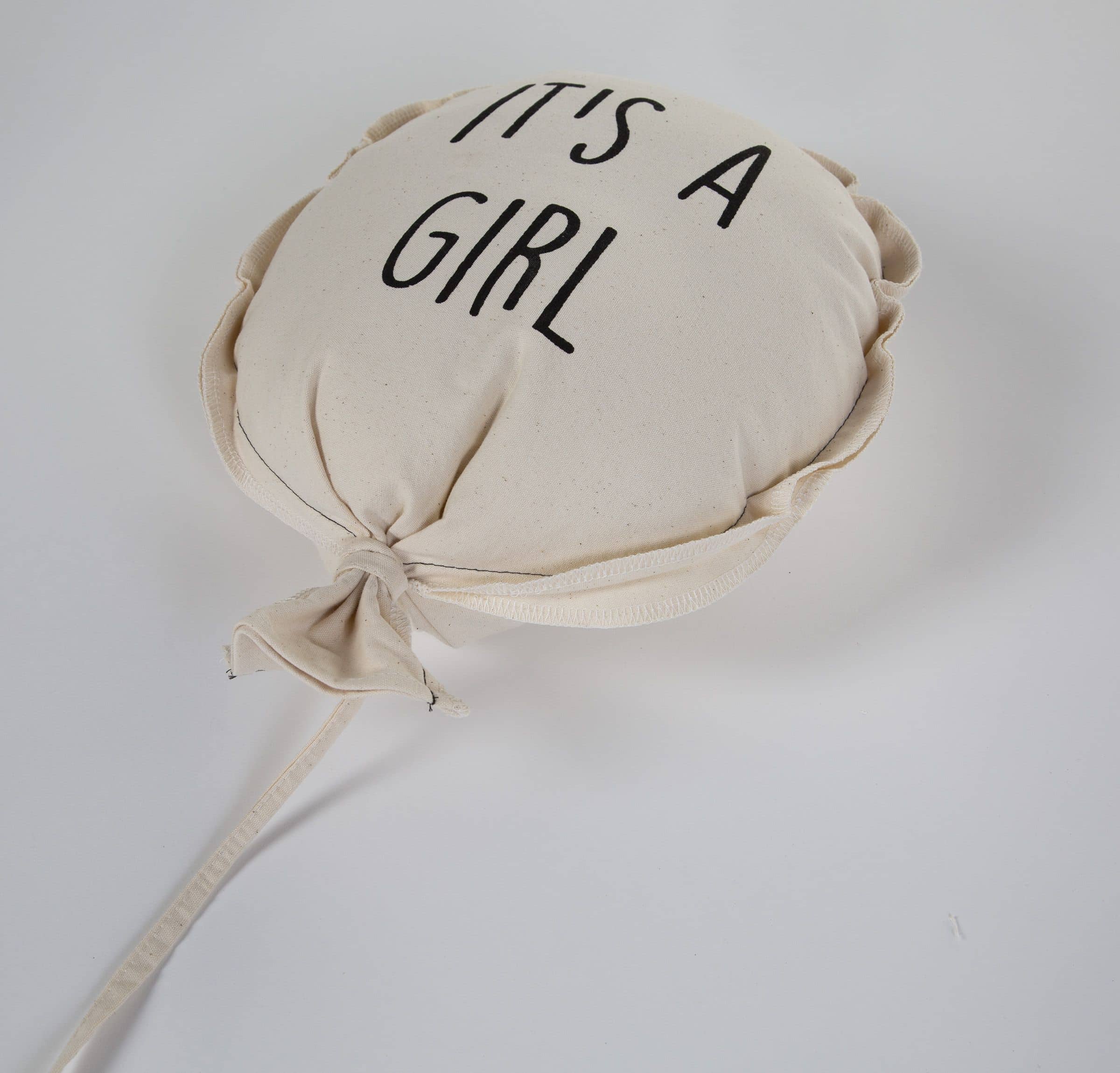 Canvas Ballon - It's A Girl - Wanddekoration